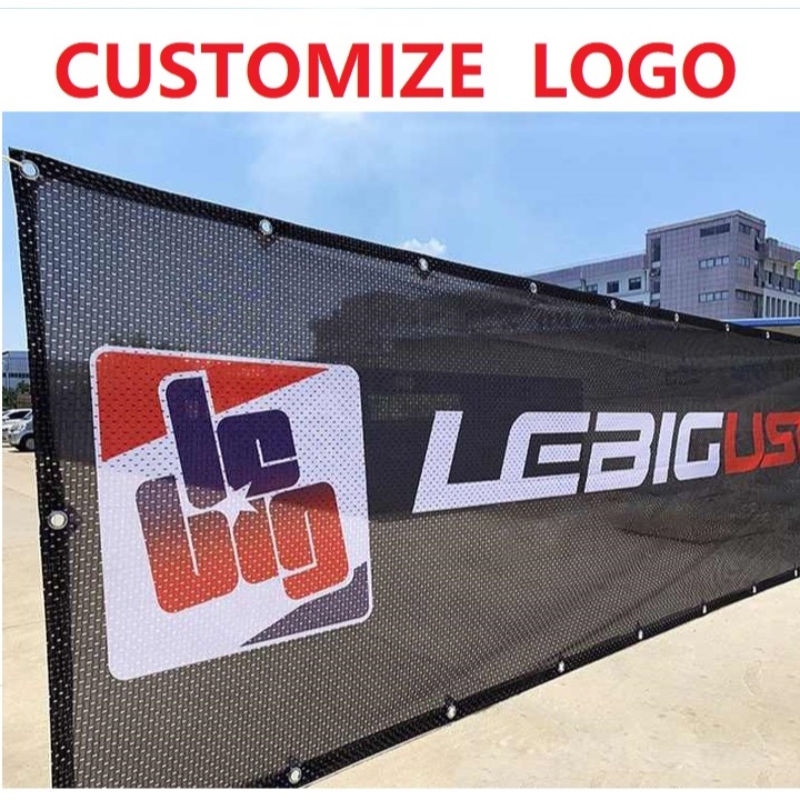 Custom Fabric Mesh Banner  Material: Polyester  Printing: UV Printing / Digital Printing