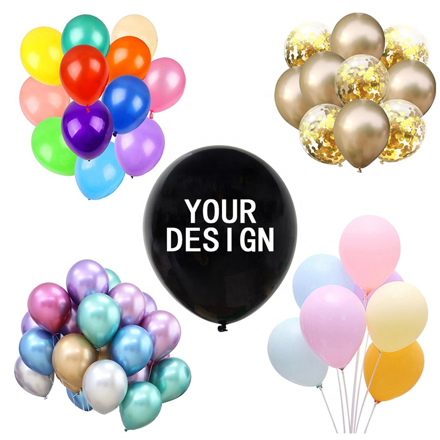 Customize balloon LOGO print for part or advertising/thicker plastic/with sticks(little poles)-CAN GET GIFT: 2 PUMPS